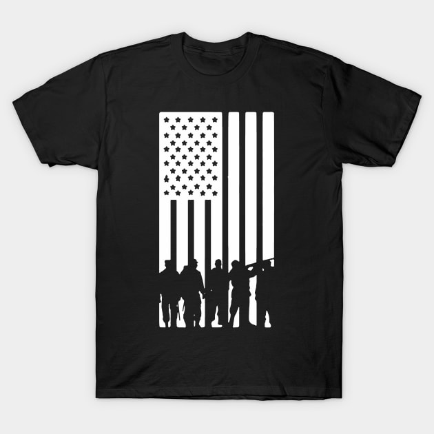 US Military Veteran T-Shirt by Dumastore12